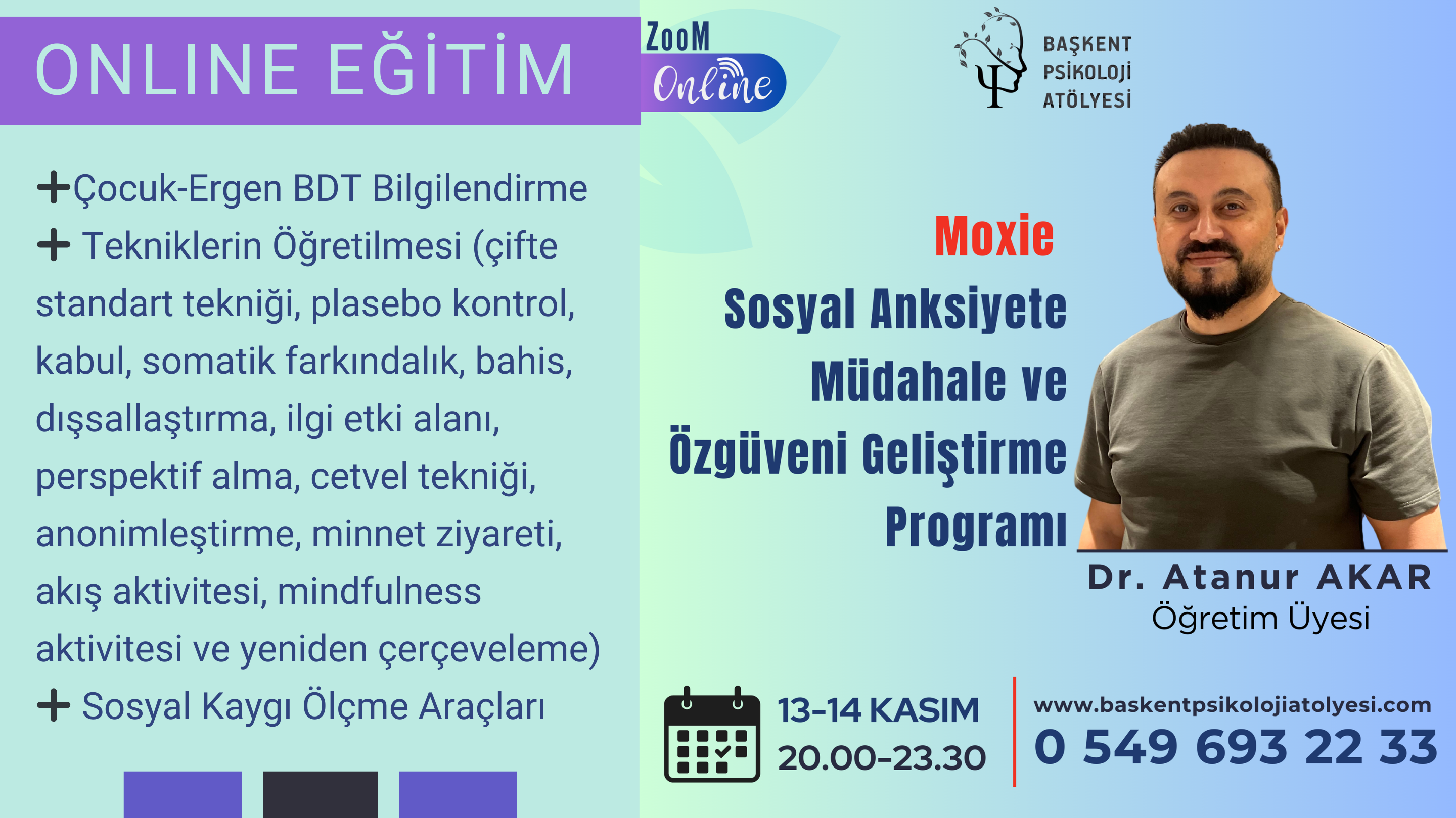 Moxie Sosyal Anksiyete Müdahale ve Özgüveni Geliştirme Programı