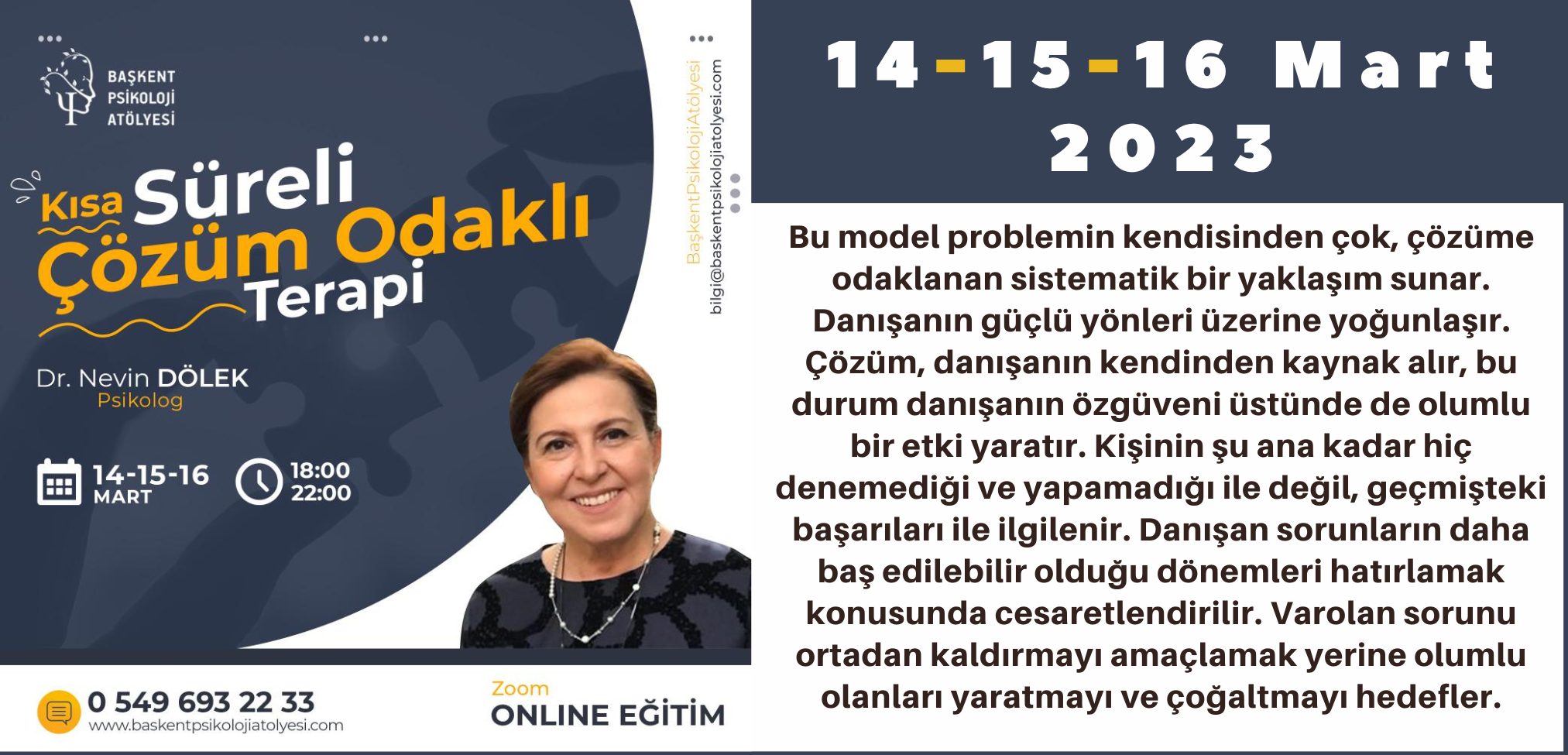 Çözüm Odaklı Terapi Eğitimi