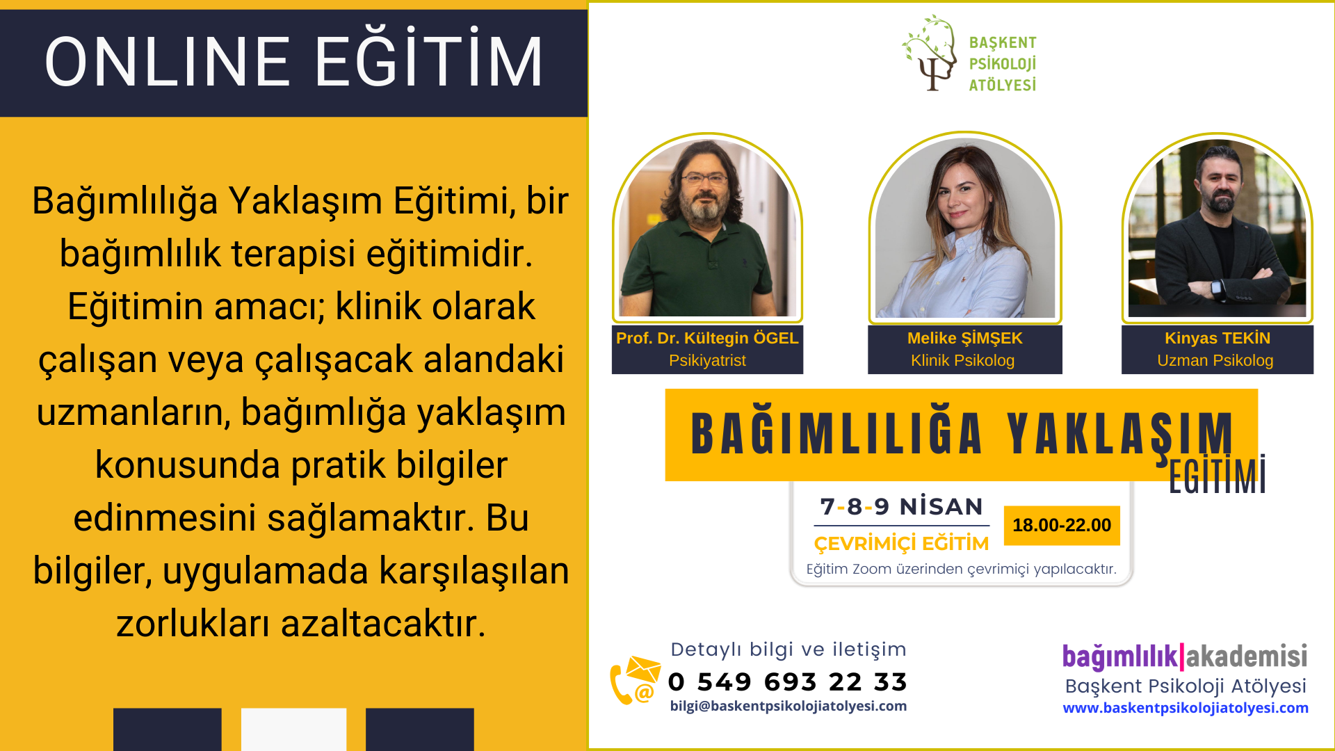 Bağımlılığa Yaklaşım Eğitimi