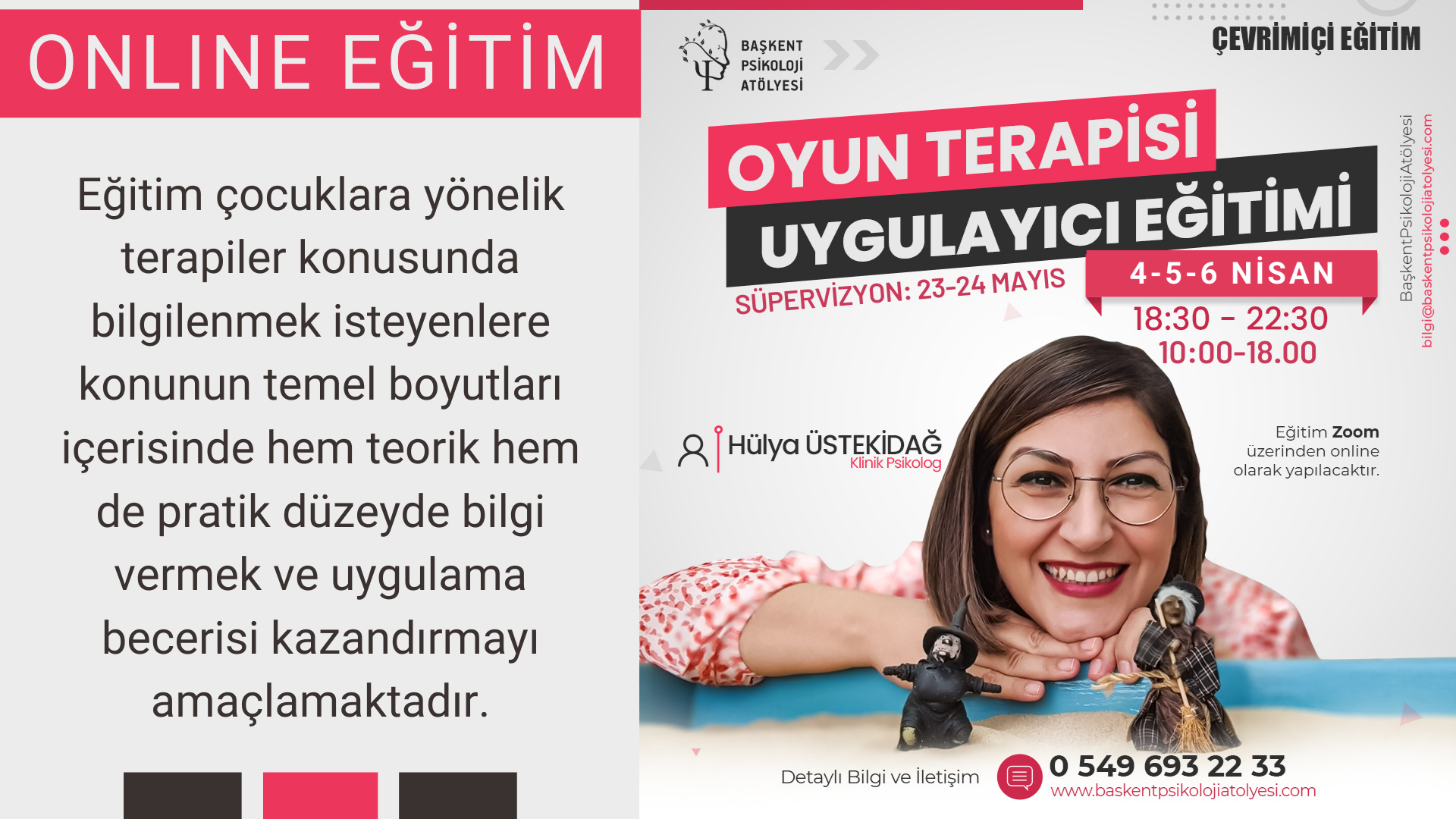 Oyun Terapisi Uygulayıcı Eğitimi ve Süpervizyonu