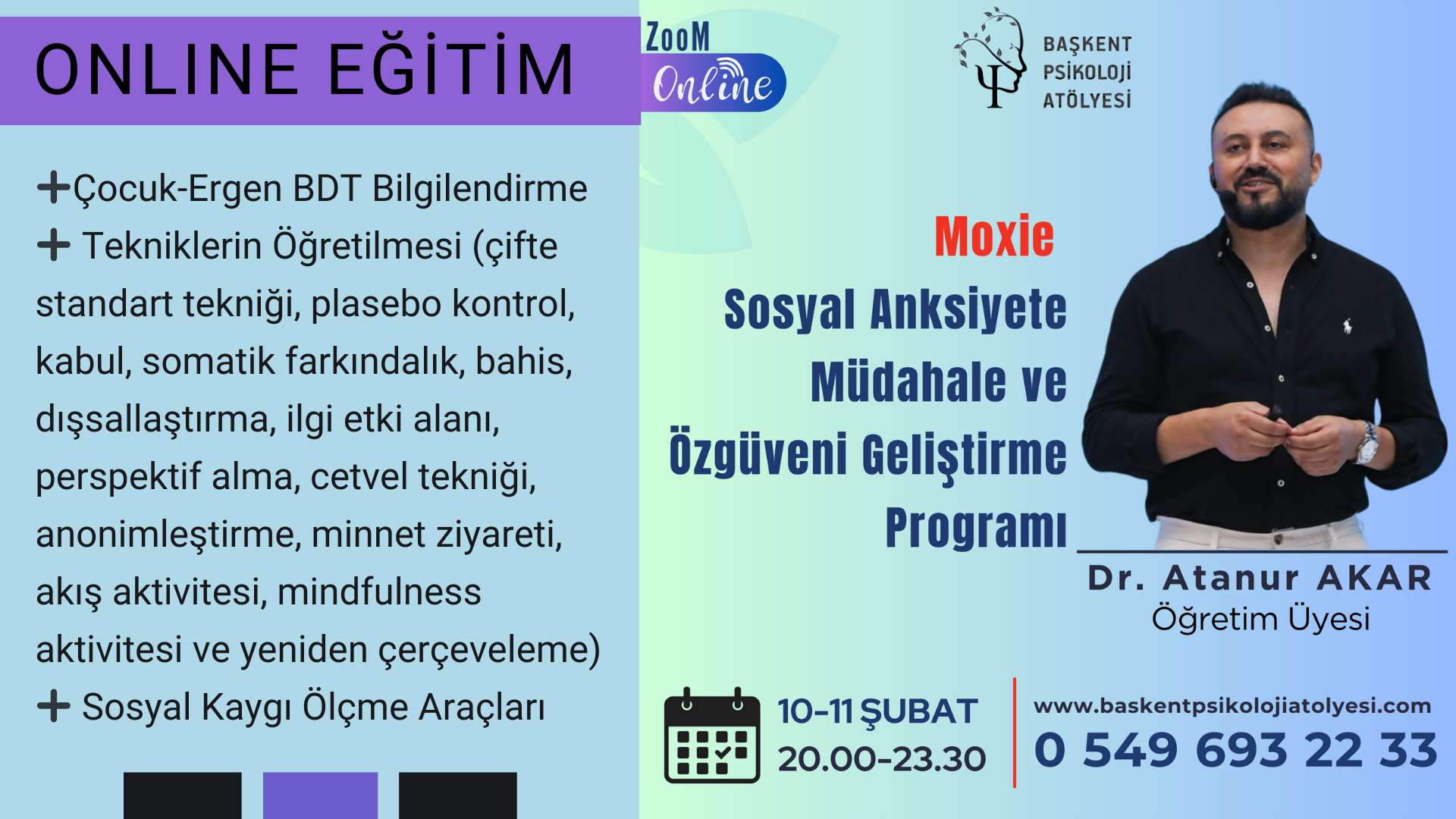 Moxie Sosyal Anksiyete Müdahale ve Özgüveni Geliştirme Programı