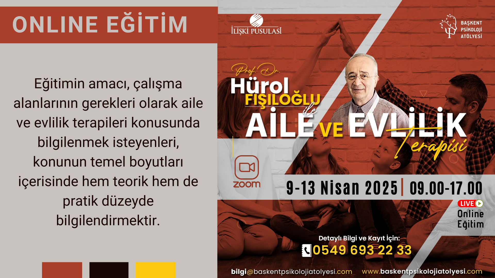 Aile ve Evlilik Terapisi Eğitimi 