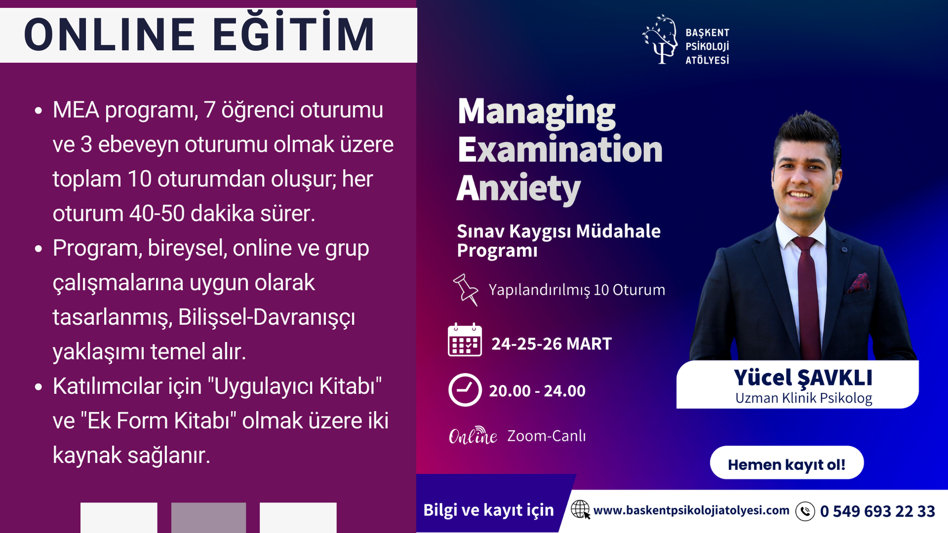 MEA-Sınav Kaygısı ile Başetme Programı