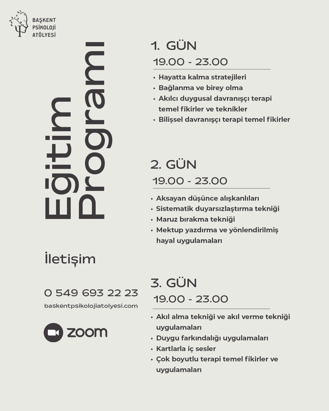 Çocuk ve Ergenlerde Bilişsel Davranışçı Terapi Uygulamaları Eğitimi - Görsel 2